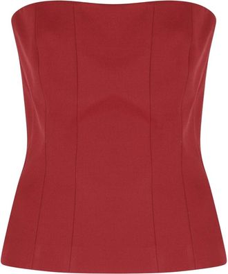 Federica Tosi Donna, Top, Rosso, M, new