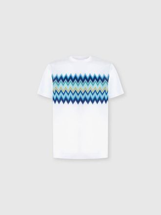 Missoni Short Sleeve T-shirt With Zigzag Insert in Multicoloured at Nordstrom, Size Xx-Large
