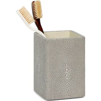 Pigeon and Poodle Tenby Square Toothbrush Holder in Sand at Nordstrom