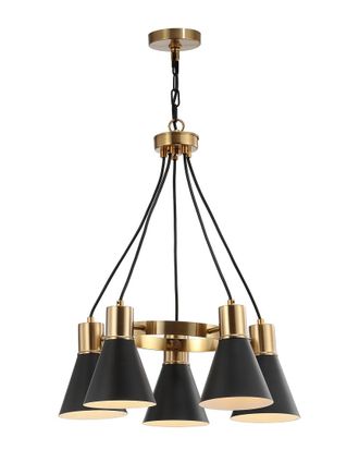Jonathan Y Designs Jonathan Y Markle 22In 5-Light Metal Led Pendant