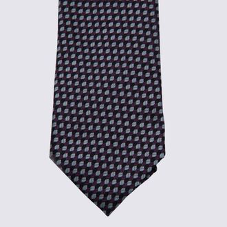 Ermenegildo Zegna Mens Ties Purple _se