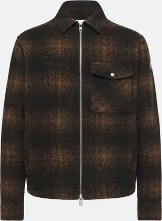 Moncler CHECKERED ZIP OVERSHIRT Size: XL, colour: VARIOUS
