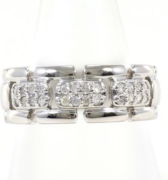C&A White Gold White Gold (14K) Band Ring (Pre-Owned)
