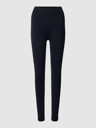 Falke Leggings in unifarbenem Design in Marine, Größe L