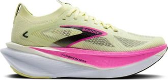 Brooks Womens Hyperion Max-3 Running Shoe In Luminary/cyber Pink/black