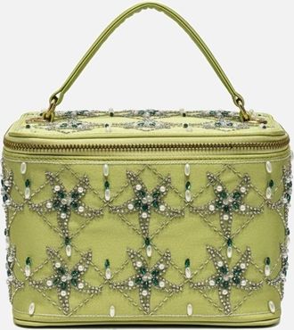 Oceanus Womens Dream Burst Vanity Box Bag - Green