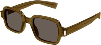 Saint Laurent Zonnebril - unisex - Accessoires - Bruin - Maat: 48 MM
