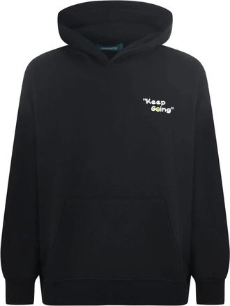 Barrow Barrow - Felpa Hoodie - Heren - Sweatshirts & Hoodies - Zwart - Maat: M Katoen
