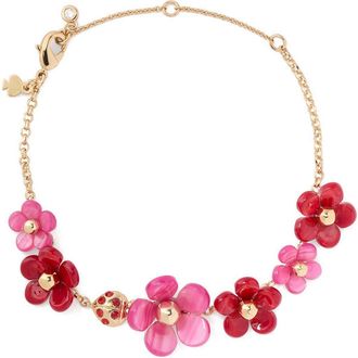 Kate Spade New York flower scatter bracelet in Red Multi at Nordstrom