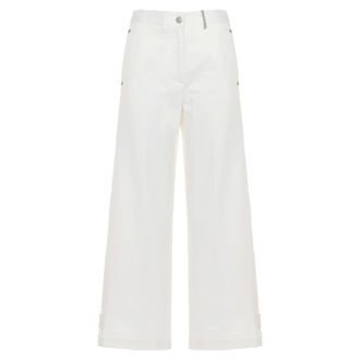 PANICALE Wide Trousers, female, White, Size: 2XL Wide Trousers