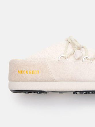 Moon Boot Quilted Platform Slipper - Ecru