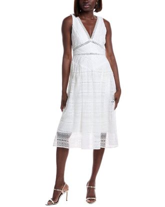 Monique Lhuillier Lace A-Line Dress