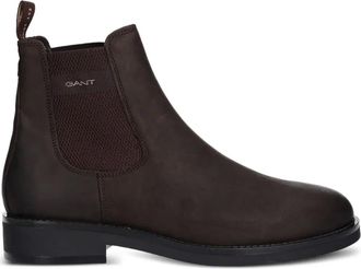 GANT Enkellaarzen met elastische taille - Bruin