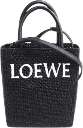 Loewe Pre-owned Tote bag - Dames - Vintage Handtas - Zwart - ONE Size - Leer - Vintage