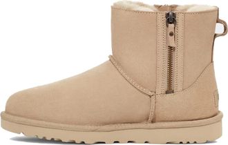 UGG (WMNS) UGG Classic Mini Double Zip Mustard Seed 1118853-MDSD
