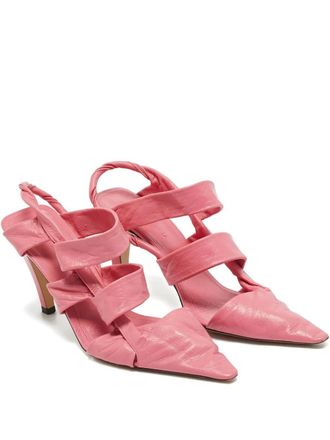Bottega Veneta pointed-toe slingback pumps - Pink