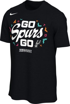 Nike San Antonio Spurs Nike Mens Basketball T-Shirt in Black | JF1837-010