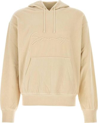 Givenchy Cream Stretch Corduroy Sweatshirt
