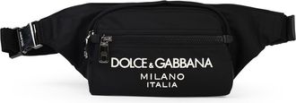 Dolce & Gabbana Small Black Nylon Fanny Pack