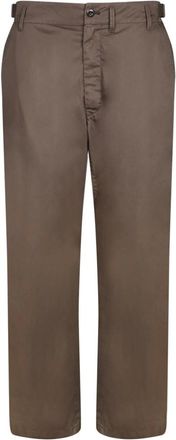 Christophe Lemaire Broeken, Heren, Bruin, L, Katoen, Tapered Werkbroek