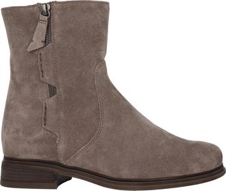 Gabor Su&egrave;de Enkellaarsjes - Dames - Enkellaarsjes - Grijs - 38 1/2 EU - Su&egrave;de - Schoenen