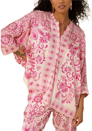 Hale Bob Hale Bob Aleena Silk-Blend Blouse