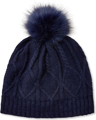 Ariat Womens Kelston Beanie Hat in Navy Eclipse, Size OS, by Ariat