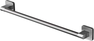 No Brand Toallero De Pared Sin Taladro. Fabricado En Aluminio Espacial, 50 Cm. Toallero Multifuncional Para Ba&ntilde;o, Cocina Y Hogar. Gris Oscuro