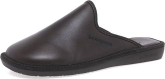 Nordikas Norwood III Mens Leather Slippers 10/44 Mocca