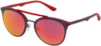 Police SPL491 TWO SOULS 1 7F2R Womens Sunglasses Grey Size 53