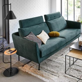 La Redoute Interieurs Staande lamp met metalen en eiken plank Mugli