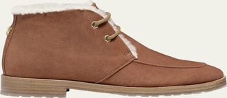 Bougeotte Aspen Suede Shearling-Lined Winter Boots