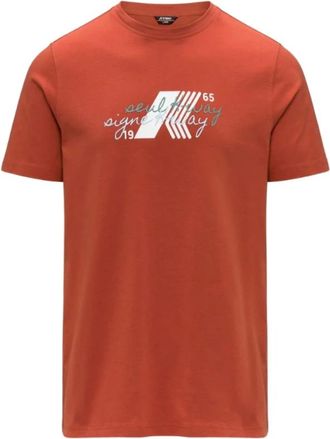 K-Way Hombre, Camisetas, Naranja, Talla: L