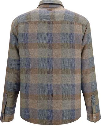 Etro Wool and Cashmere Check Shirt - Multicolor