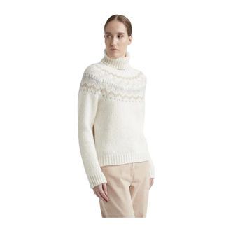 PESERICO Dames, Truien, Veelkleurig, Maat: XL Wol