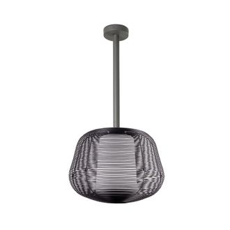 Faro Barcelona Nara M Colgante Fija Negro 1xe27