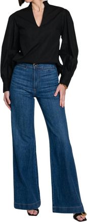 Elizabeth & James Chloe Top In Black