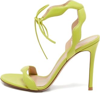 Gianvito Rossi 105 mm leren sandalen met hak - Groen