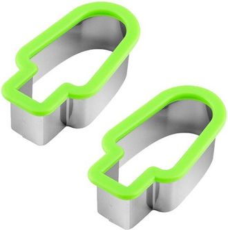 OEM Cortador De Sand&iacute;a De 2 Piezas, Frutero, Cortador De Sand&iacute;a, Separador, Cortador De Sand&iacute;a De Verano, Cortador De Fruta, Verde, 12 X 6,5 Cm