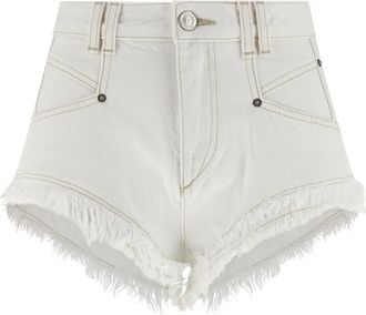 Isabel Marant White Eneidala shorts