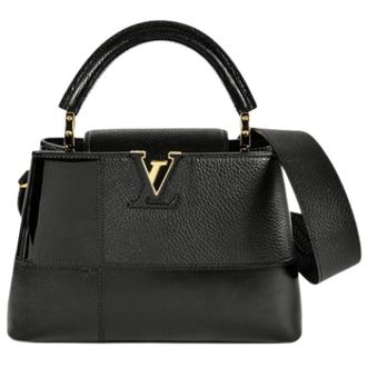 Louis Vuitton Tweedehands leren Louis Vuitton tassen - Dames - Pre-owned - Zwart - Maat: ONE Size Leer