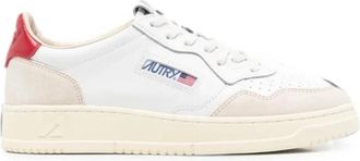 Autry Medalist Lage Sneakers - Heren - Sneakers - Wit - 42 EU - Katoen - Schoenen
