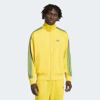 adidas Trainingsjacke ADIDAS ORIGINALS FIREBIRD TRACK, Herren, Gr. XXL, eqt gelb, gr&uuml;n, collegiate royal, Obermaterial: 100% Polyester, Jacken Trainingsjacke
