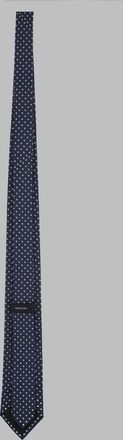 HUGO BOSS Silk Blend Jacquard Necktie - Navy