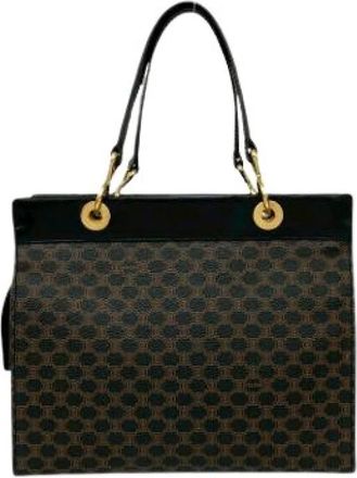 Celine Pre-owned Vintage Handtas - Dames - Vintage Handtas - Zwart - ONE Size - Leer - Vintage