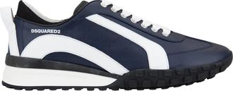 Dsquared2 Leren sneakers met veters - Heren - Sneakers - Blauw - 41 EU - Leer - Schoenen