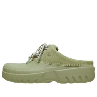 Crocs (WMNS) Crocs Axle Suede Mule Sailing Green 214137-3DD