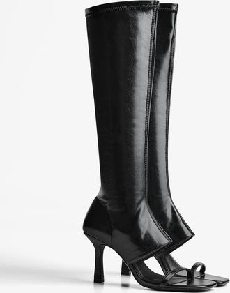 Bershka Sandali con tacco alto neri-Nero