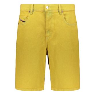 Diesel Denim Shorts, male, Yellow, Size: W34 Denim Shorts