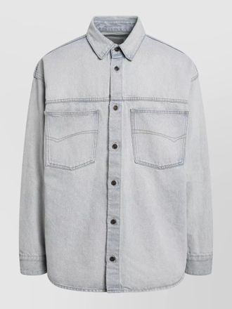 Balenciaga long sleeve shirt chest pockets design